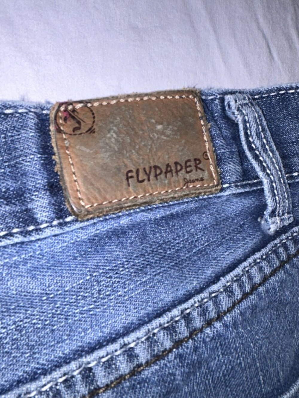 Flypaper Jeans, Men's Bootcut W38 L 32 Vintage Medium blue denim wash